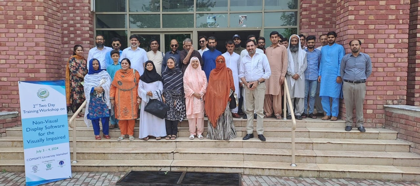 2nd Two – Day Training Workshop on ‘Non-Visual Display Software for the Visually Impaired' July 3 – 4, 2024, COMSATS University Islamabad